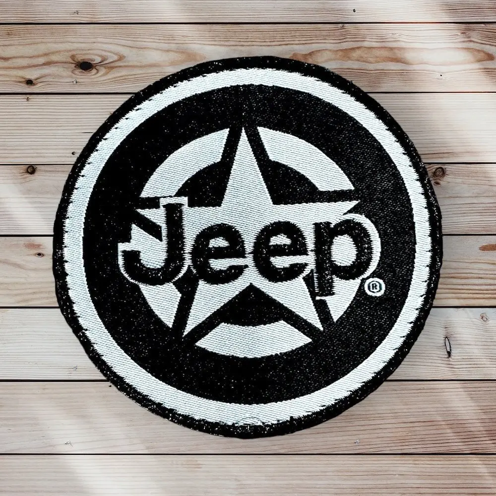 Patch - Jeep® Oscar Mike Star Black/White 1