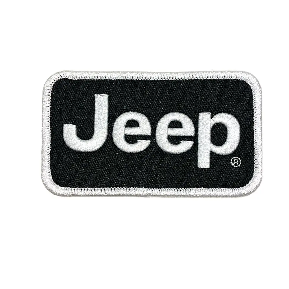 Patch - Jeep Text - Black/White 1