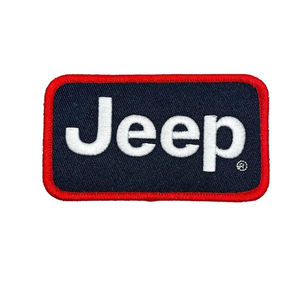 Patch - Jeep Text - Red/White/Navy 1