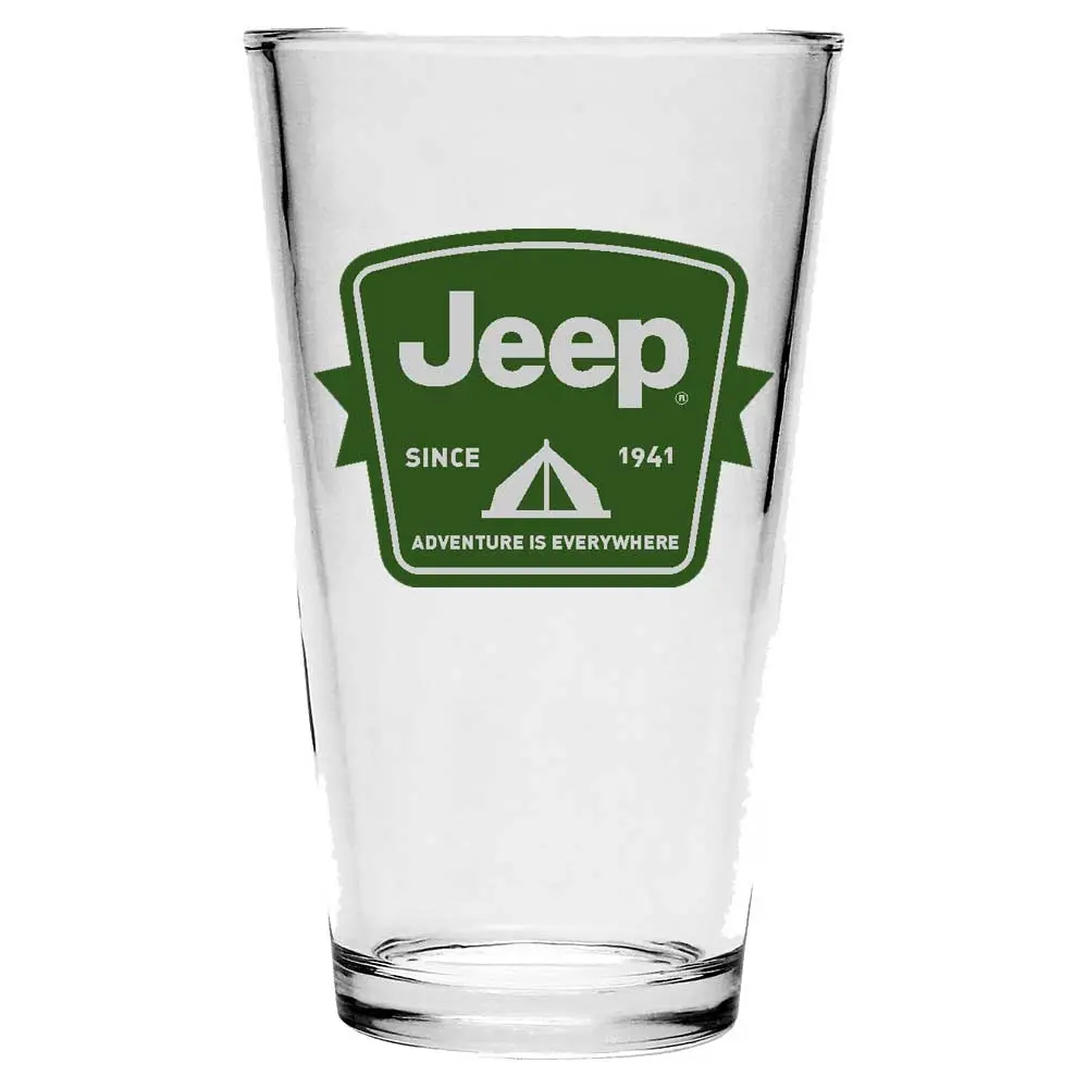 Pint Glass - Jeep Tent Badge 1