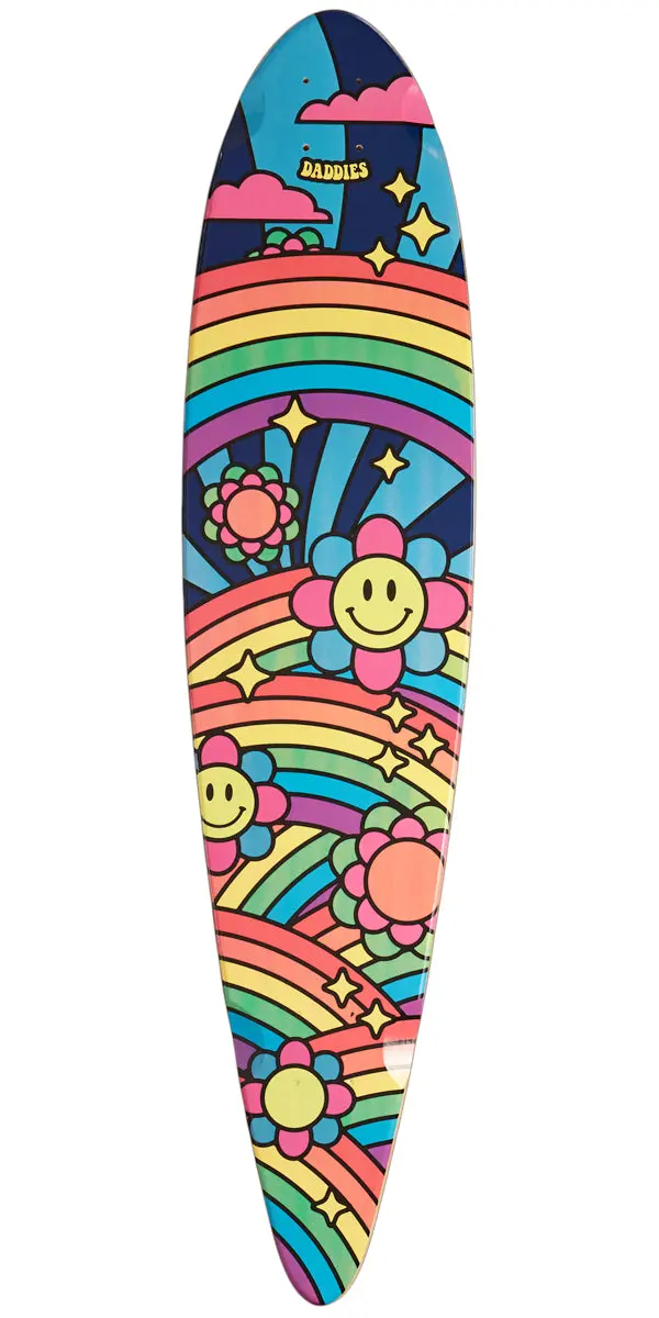 Daddies Trip On This Pintail Longboard Deck 1