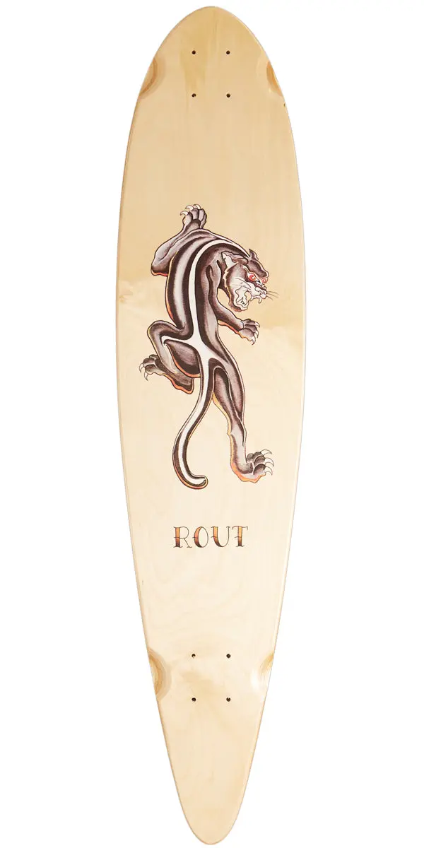 Rout Flash Pintail Longboard Deck 1