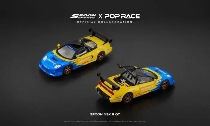 Pop Race 1/64 Spoon Nsx-R Gt Macau Gp #414 2
