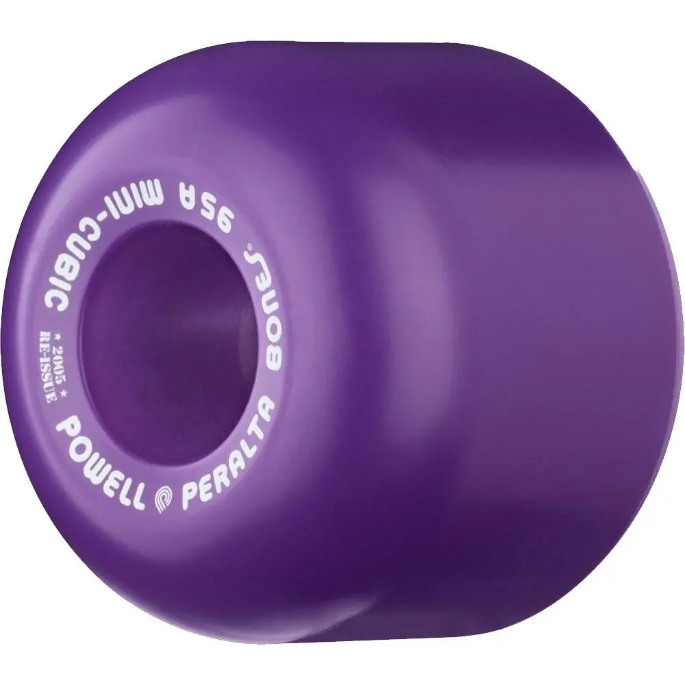 Powell-Peralta Mini Cubics 95A Skateboard Wheels - Purple - 64Mm 1