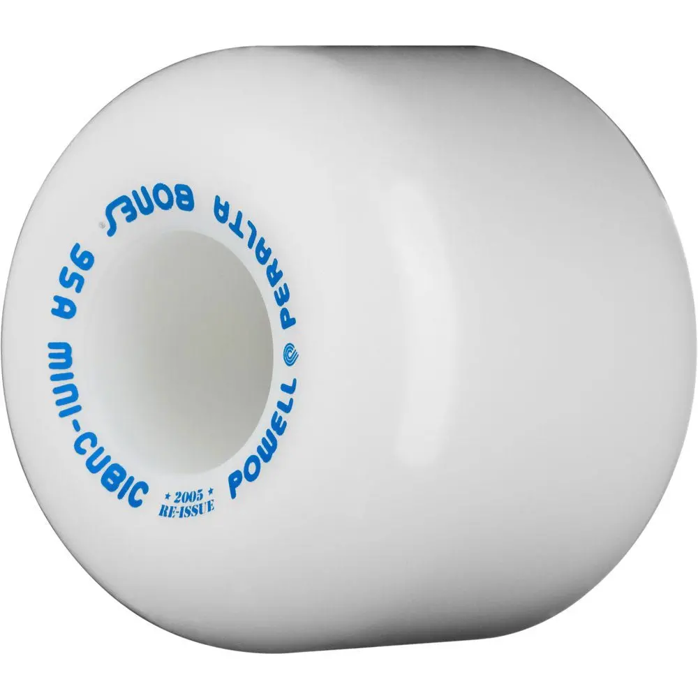 Powell-Peralta Mini Cubics 95A Skateboard Wheels - White - 64Mm 1