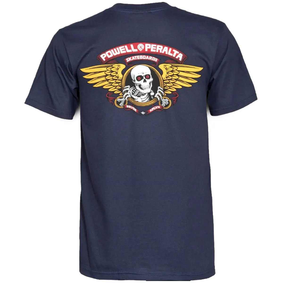 Powell-Peralta Winged Ripper T-Shirt - Navy 1