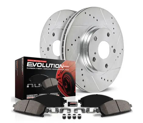 Powerstop Z23 Rear Brake Pad & Rotor Kit 2005-2023 Challenger/Charger (4-Piston) 1