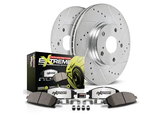 Powerstop Z26 Rear Brake Pad & Rotor Kit 2005-2023 Challenger/Charger 5.7L 1