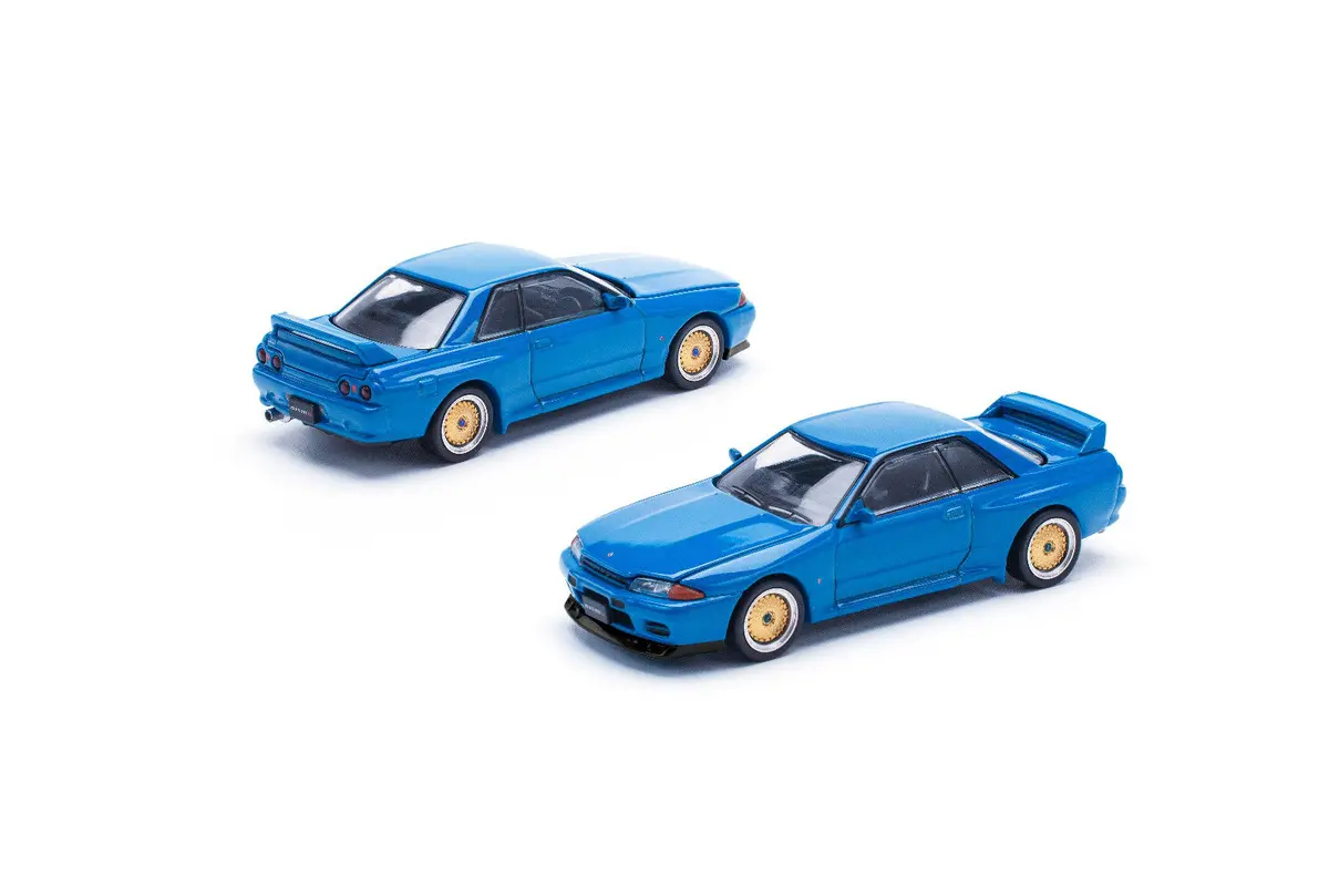 Pop Race 1/64 Nissan Skyline R32 – Bayside Blue 2