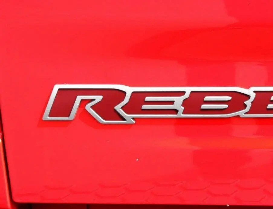 Premium Cast Vinyl Decal Letter Inlays For 2019-2026 Ram 1500/2500 Rebel Tailgate 1
