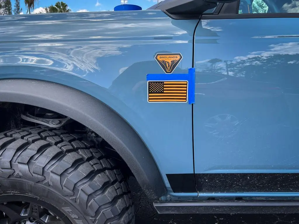 Printed Series American Flag Fender Stickers - 2021+ Bronco / Bronco Sport / Jeep / Universal 7