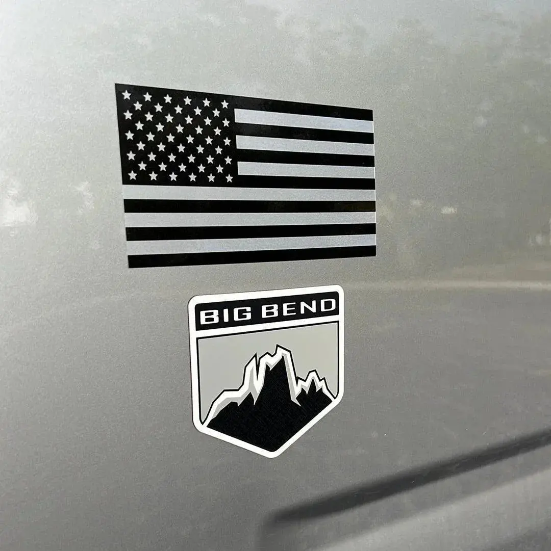 Printed Series American Flag Fender Stickers - 2021+ Bronco / Bronco Sport / Jeep / Universal 1