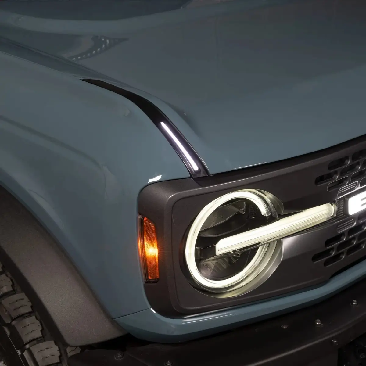 Putco Luminix Drl Led Lights Hood Limbs Bronco 2021-2025 1