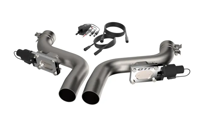 Qtp Aggressor Electric Cutout Pipes 2011-2023 Challenger/Charger 6.2L/392/6.4L 1