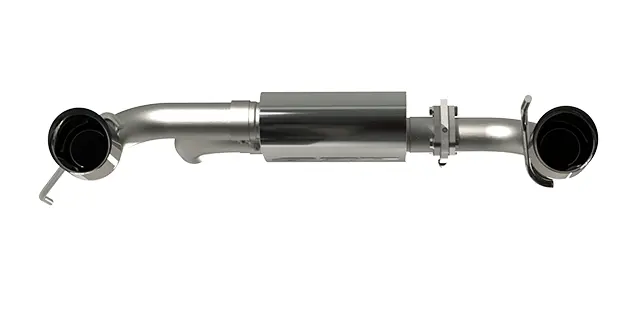 Qtp Screamer Axle-Back, Stainless Tips 2021-2023 Bronco 2.3L/2.7L 2