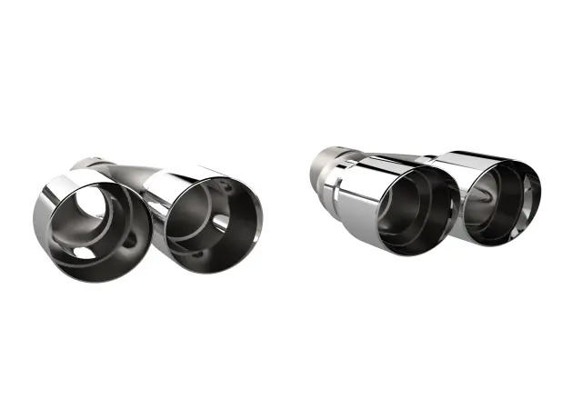 Qtp Stainless Quad Exhaust Tips 2015-2023 Challenger 5.7L 2
