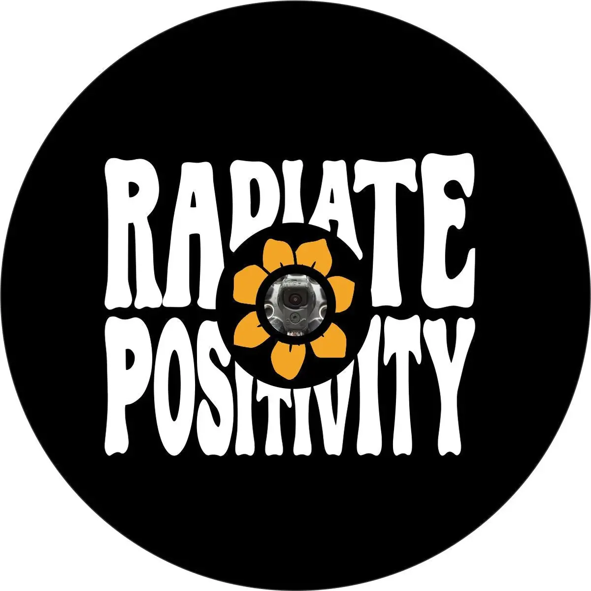 Radiate Positivity | Spare Tire Cover For Jeep, Rv, Camper, Bronco, & More 3