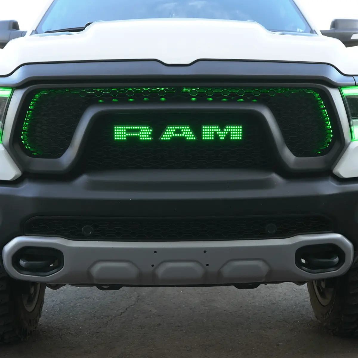 Ram Led Emblem: (Multicolor Flow) 2019-2024 1