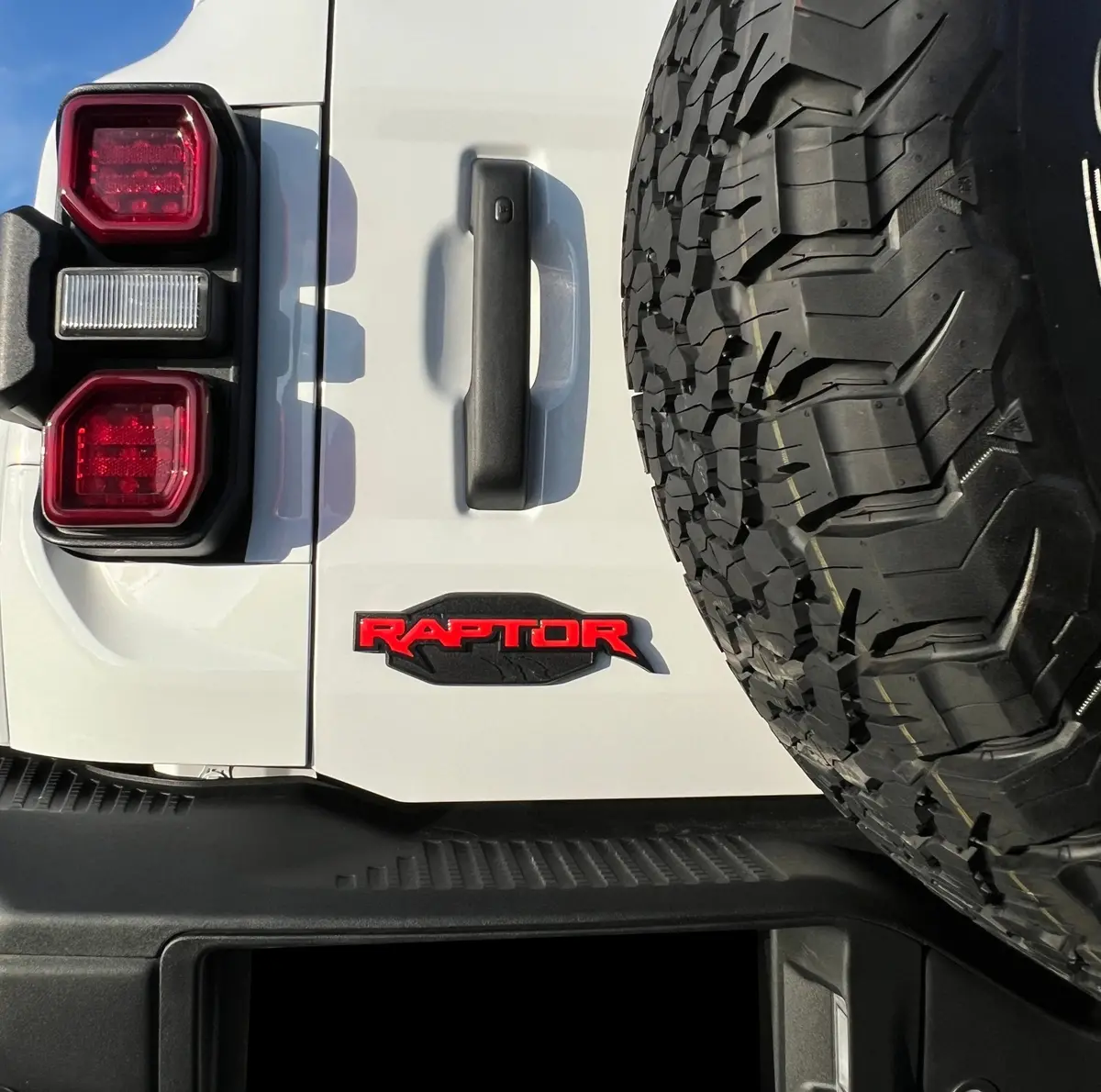 Raptor Emblem Inserts Fits 2022-2026 Ford Bronco Raptor 2