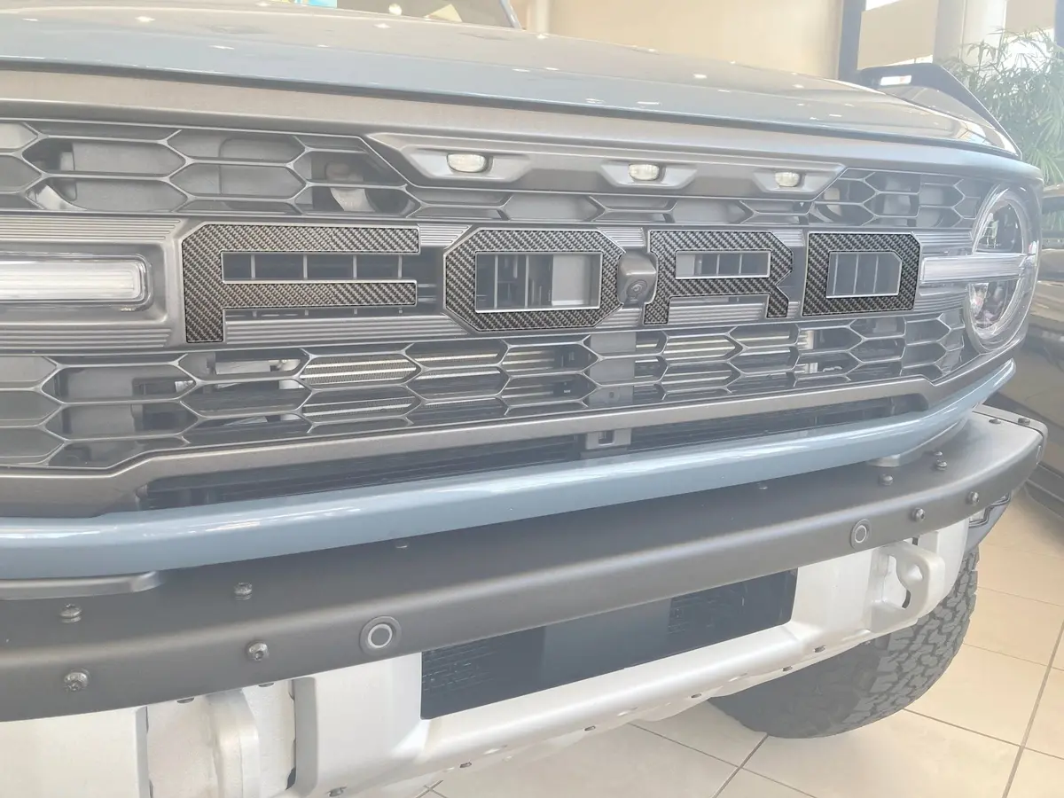 Raptor Front Grille Letter Overlays Fits 2022-2026 Ford Bronco 2