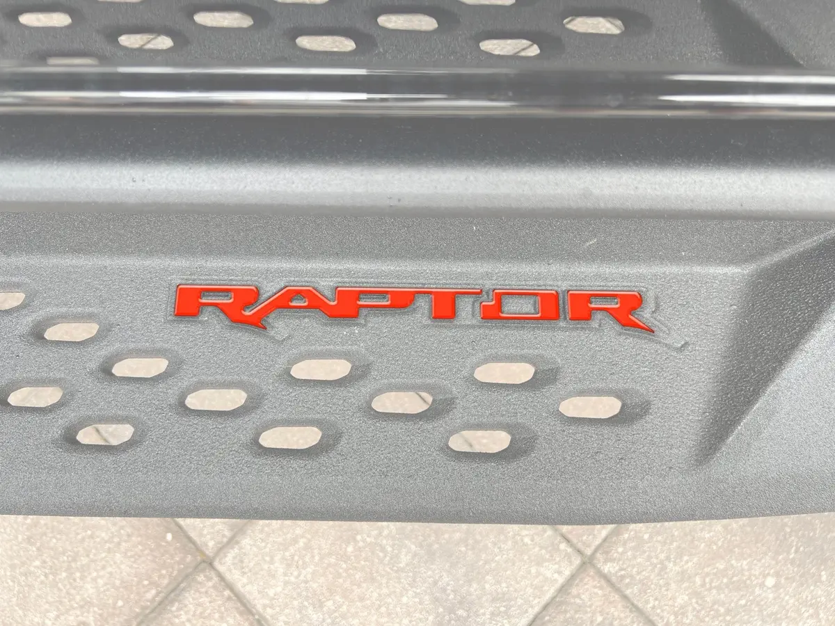 Raptor Running Board Letter Overlays Fits 2022-2026 Ford Bronco Raptor 1