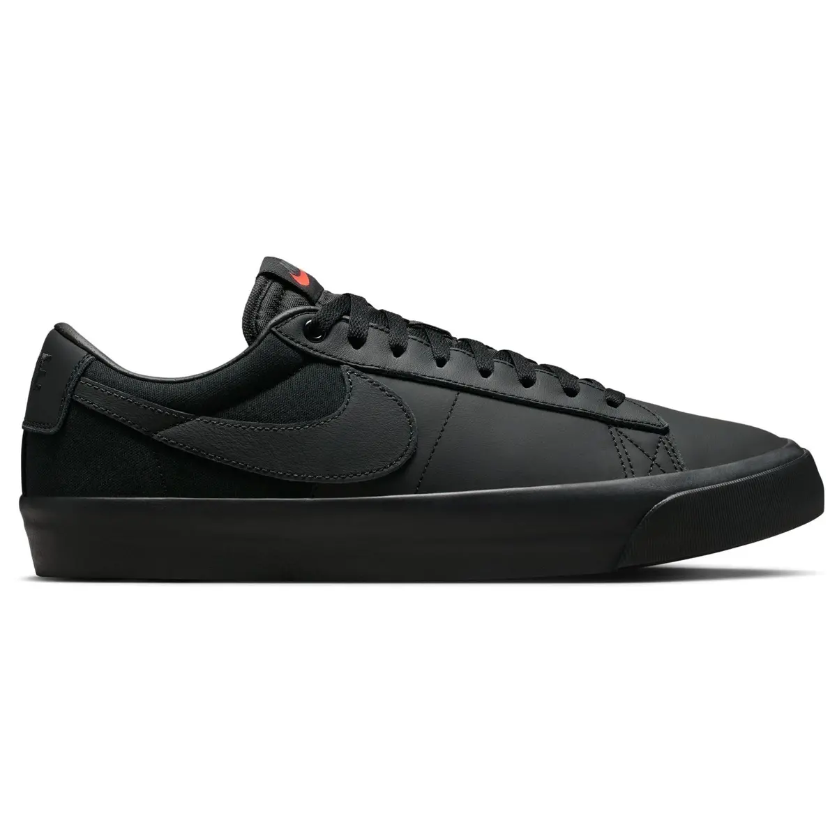 Nike SB Blazer Low Pro GT ISO in All-Black Colorway – Premium Skate Sneakers