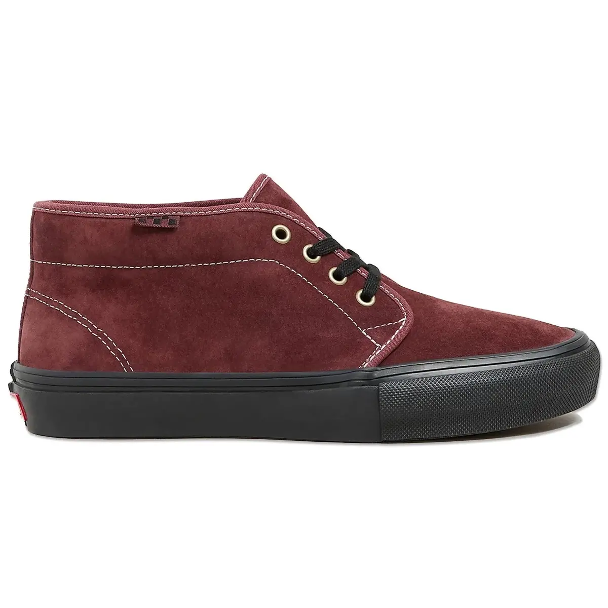 Vans Skate Chukka in Dark Red and Black
