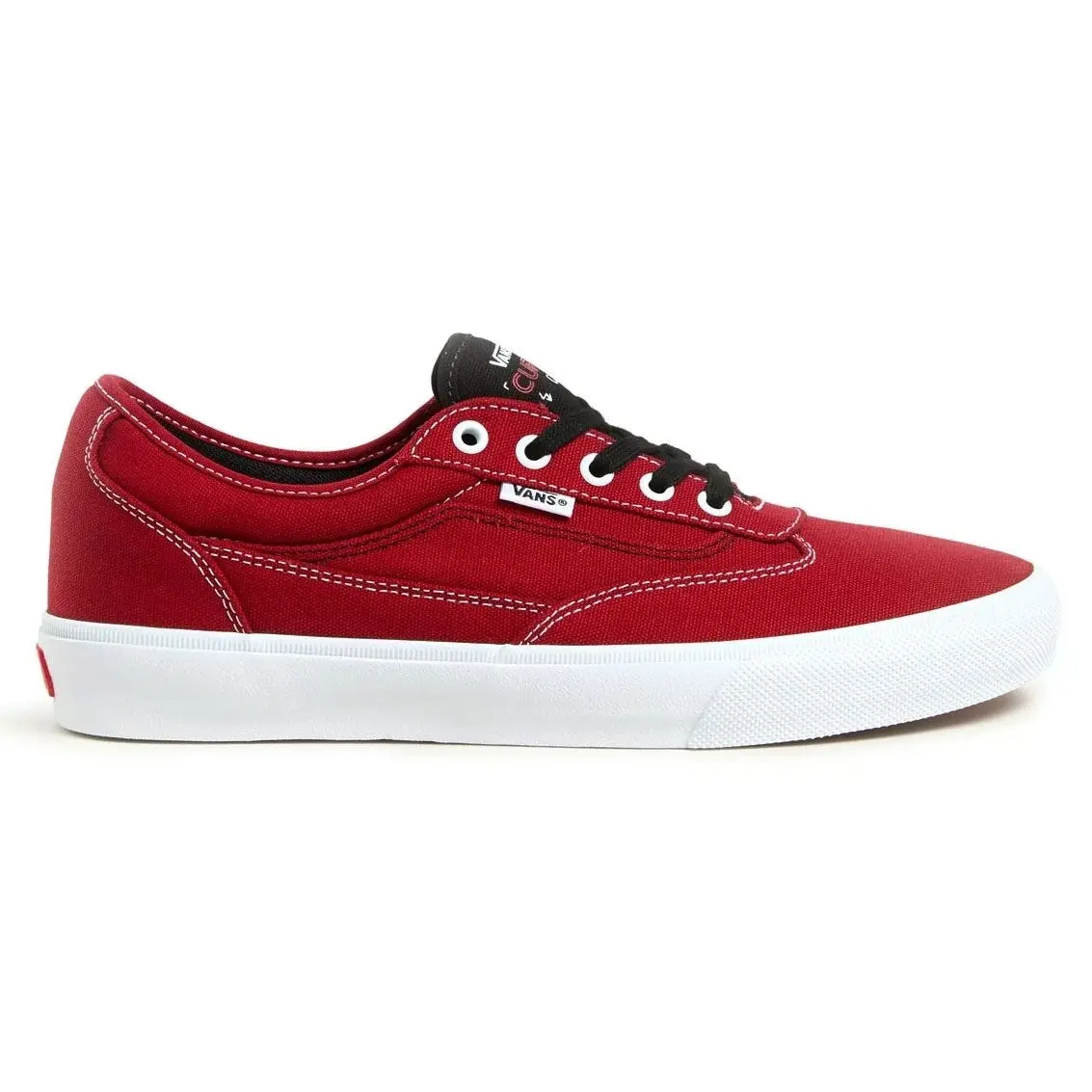 Vans Curren Caples Pro Skate Shoes – Red and White