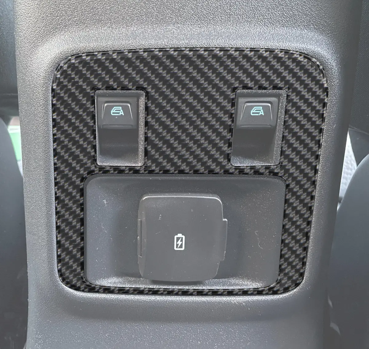 Rear Center Console Accent Overlays Fits 2021-2026 Ford Bronco 1