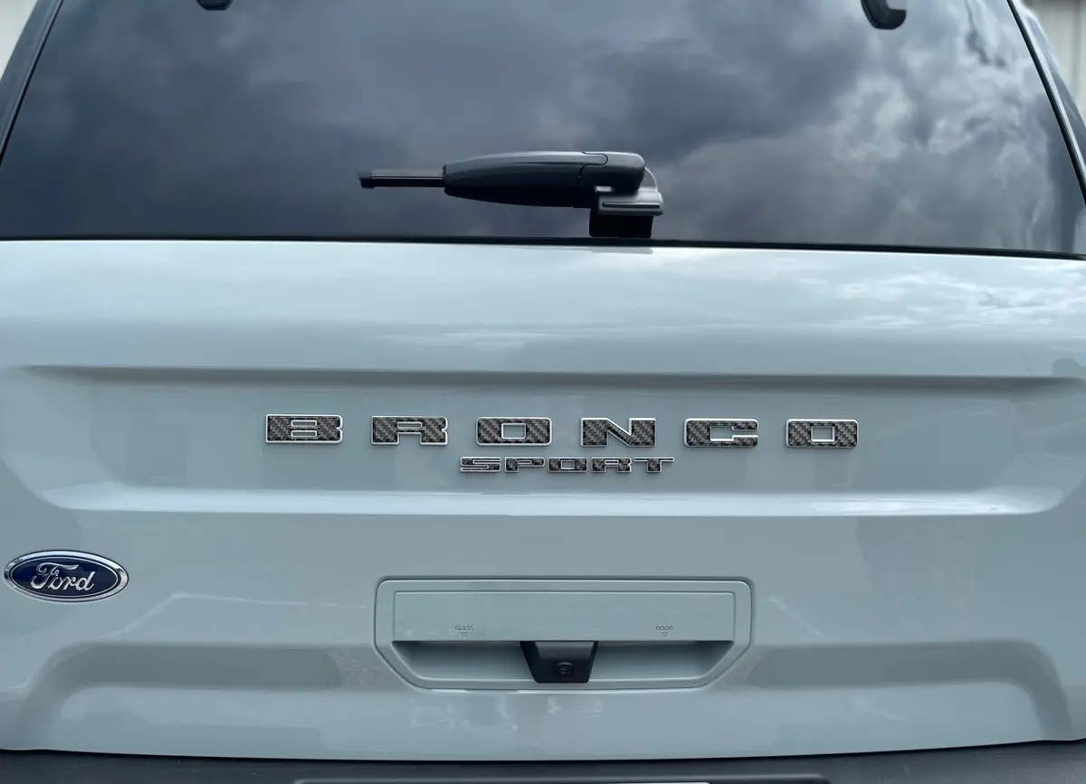 Rear Liftgate Letter Overlays Fits 2021-2026 Ford Bronco Sport 2