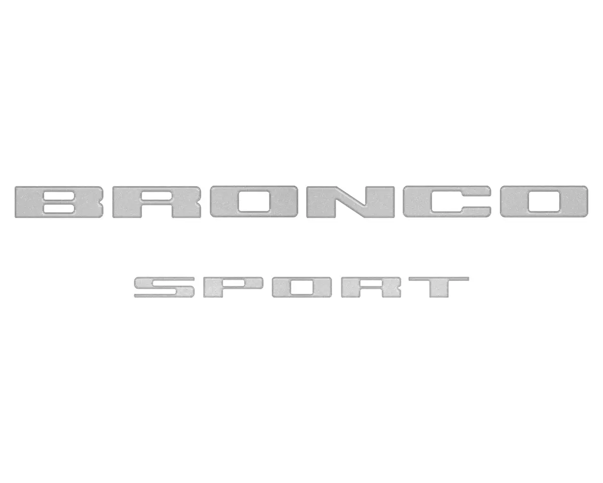 Rear Liftgate Letter Overlays Fits 2021-2026 Ford Bronco Sport 22