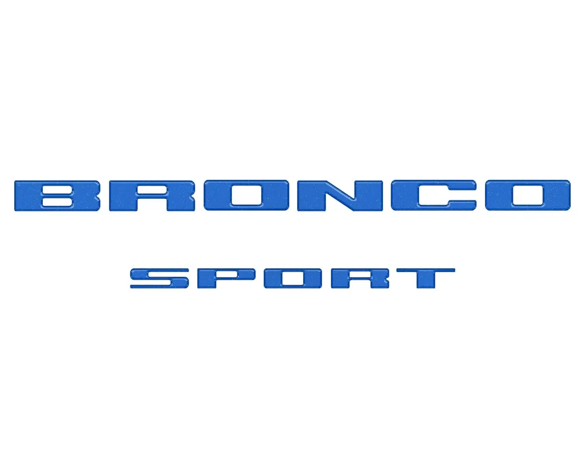 Rear Liftgate Letter Overlays Fits 2021-2026 Ford Bronco Sport 11