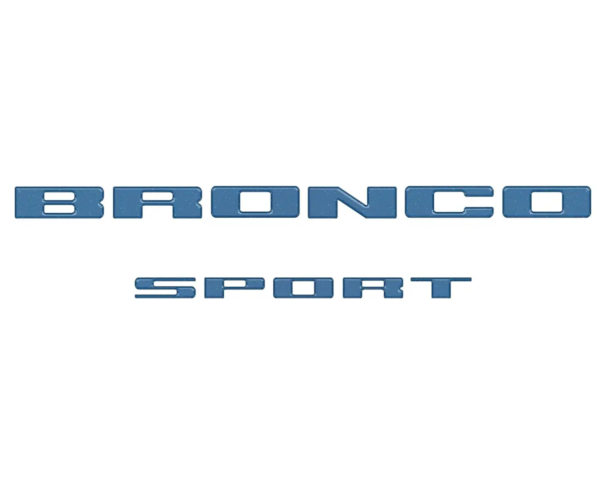 Rear Liftgate Letter Overlays Fits 2021-2026 Ford Bronco Sport 7