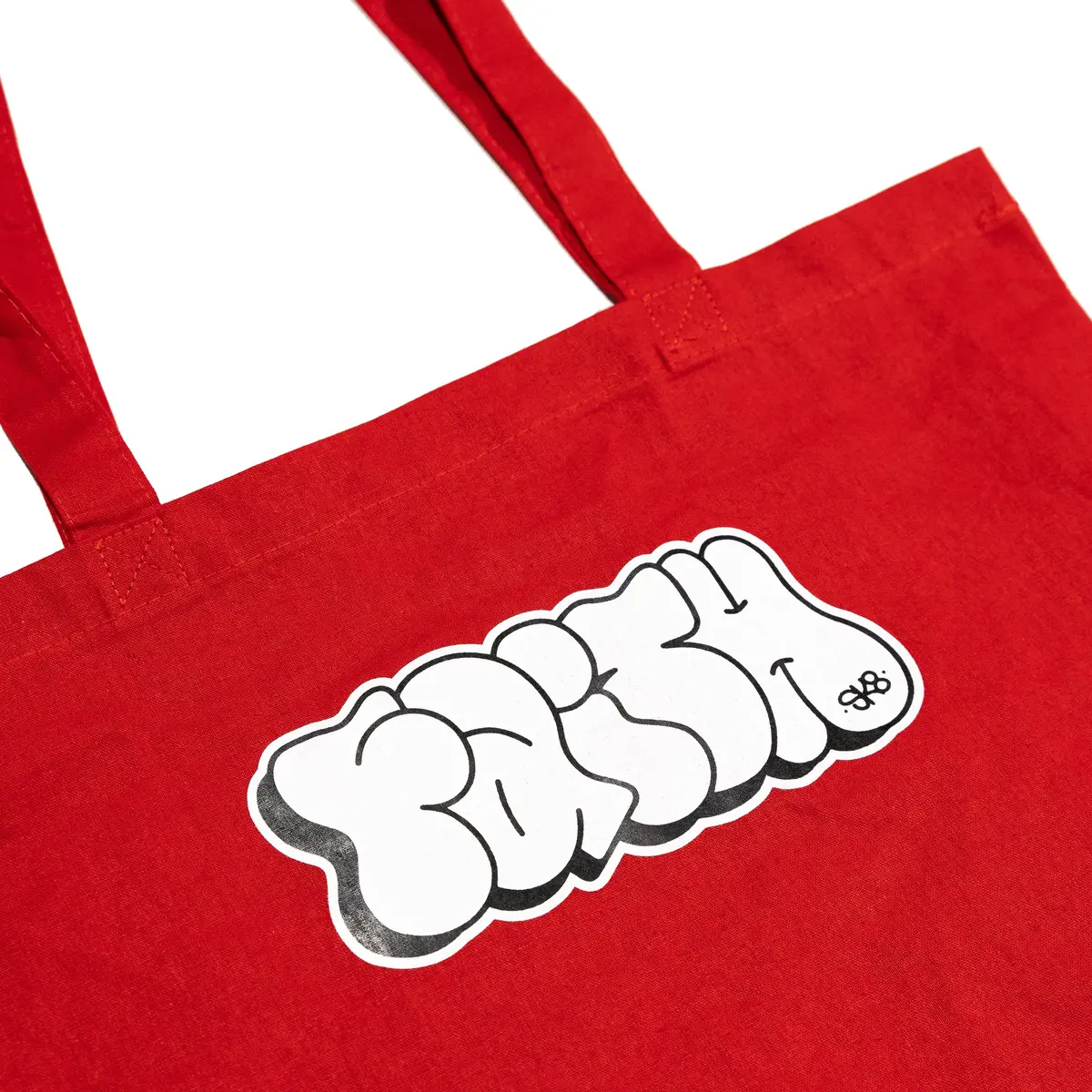 Red Canvas Faith Tote Bag