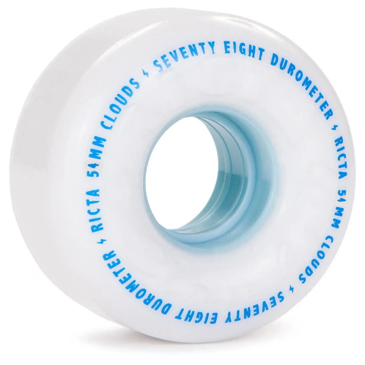Ricta Clouds 78A Skateboard Wheels - White - 54Mm 1