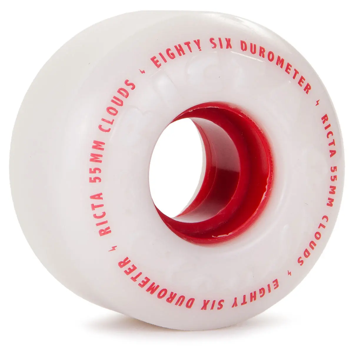Ricta Clouds 86A Skateboard Wheels - Red - 55Mm 1