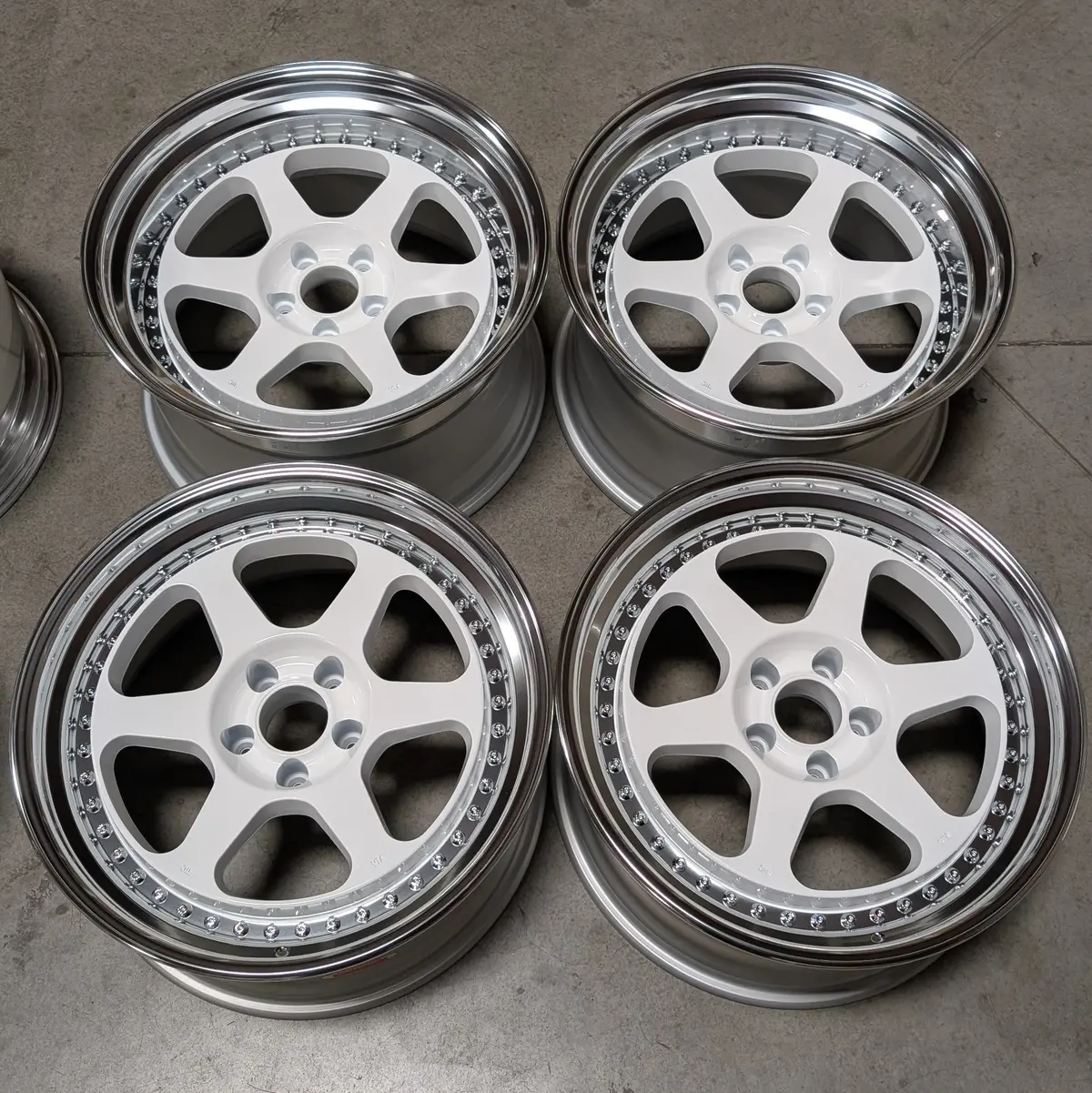 19" Work Meister L1 Three-Piece Alloy Wheel with 5x114.3mm Bolt Circle