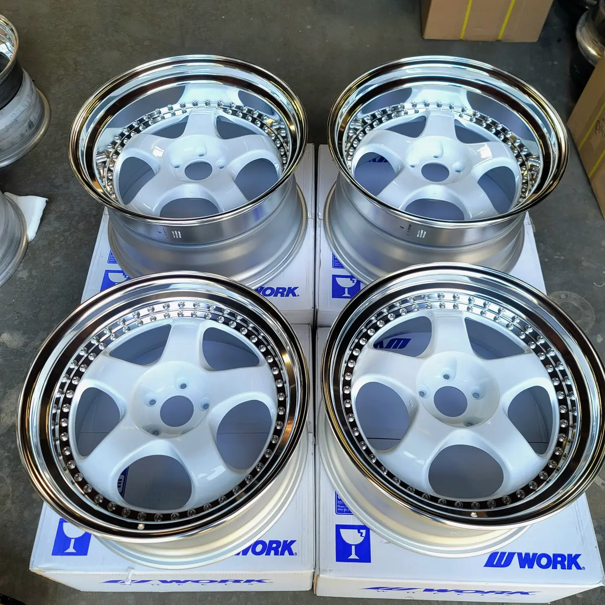 18" Work Meister S1 3P Forged Alloy Wheel – Big Brake Compatible, 5×114.3