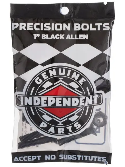 Independent Hardware 7/8-Inch Black Allen Head Bolts