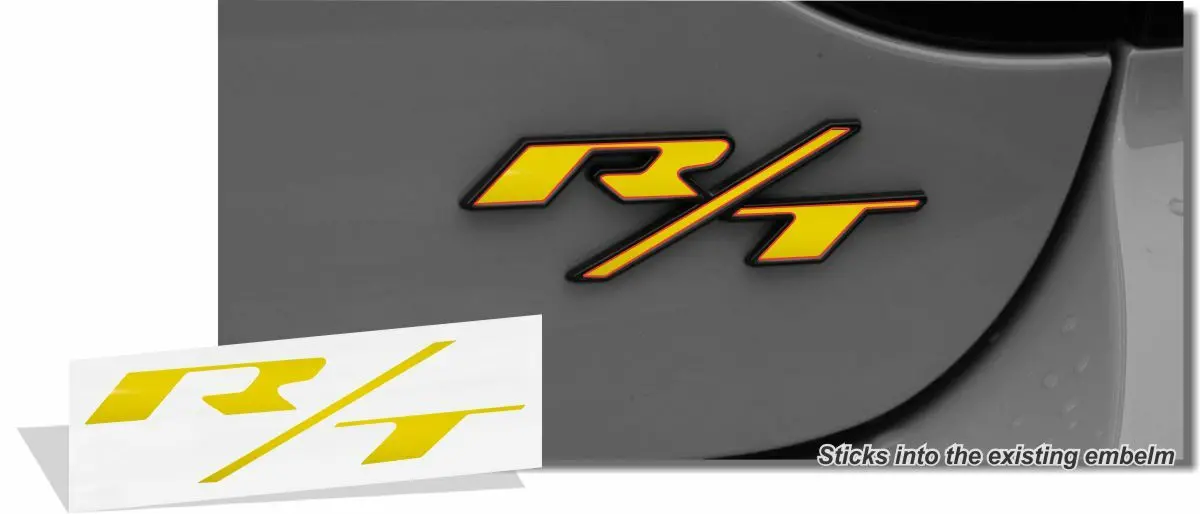 R/T Trunk Emblem Inlay Decal - 15-18 Charger Rt Scat Pack 1