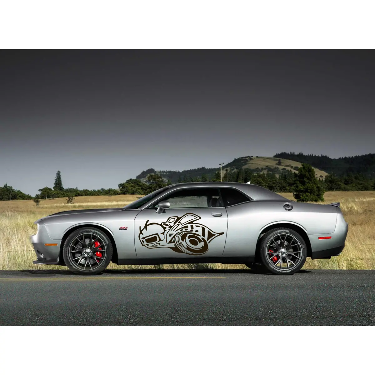 Super Bee Edition Door Decal Sticker Fits: 2015-2023 Dodge Challenger 1