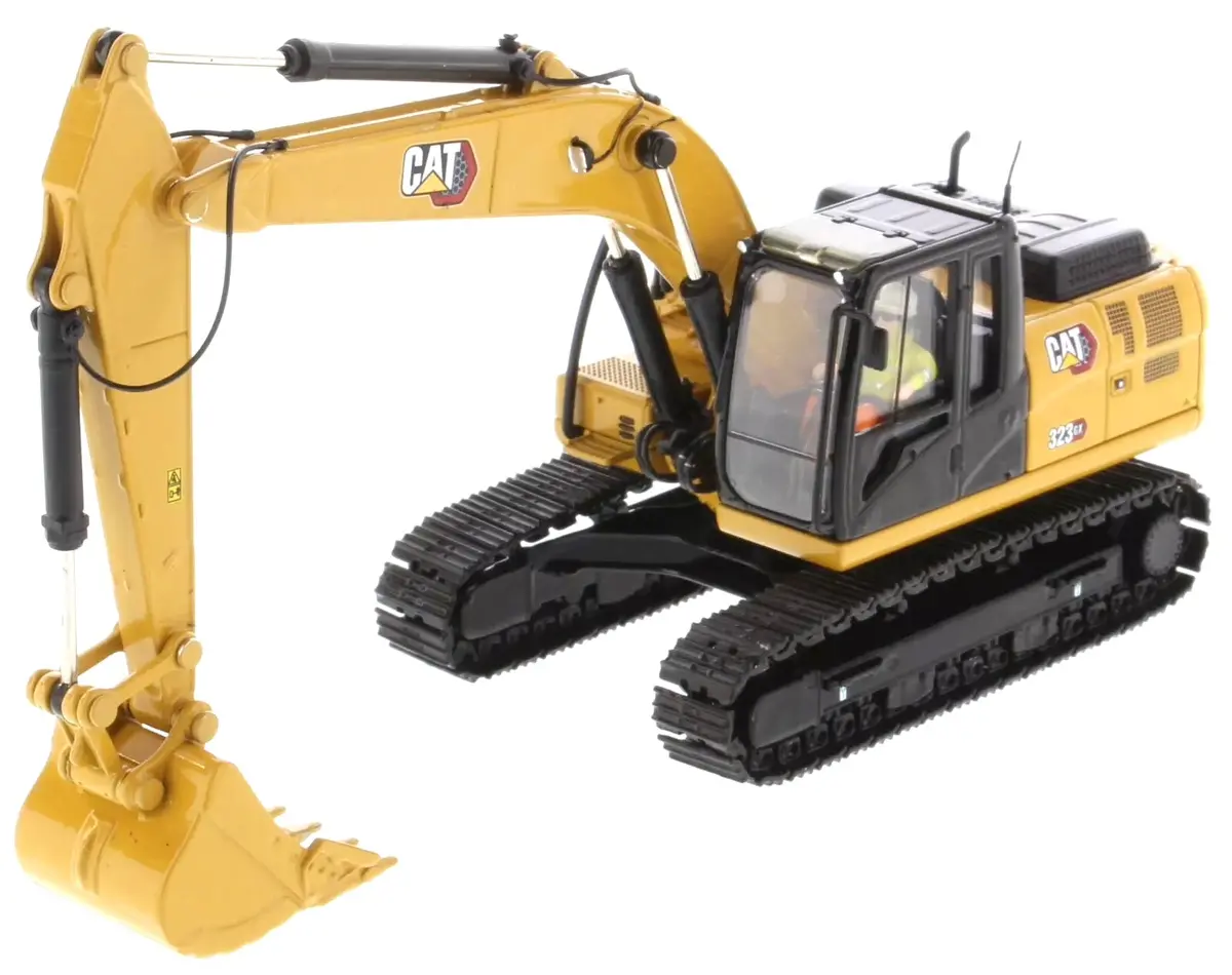 Caterpillar 323 Gx Hydraulic Excavator 1:50 Scale Diecast 85675 1
