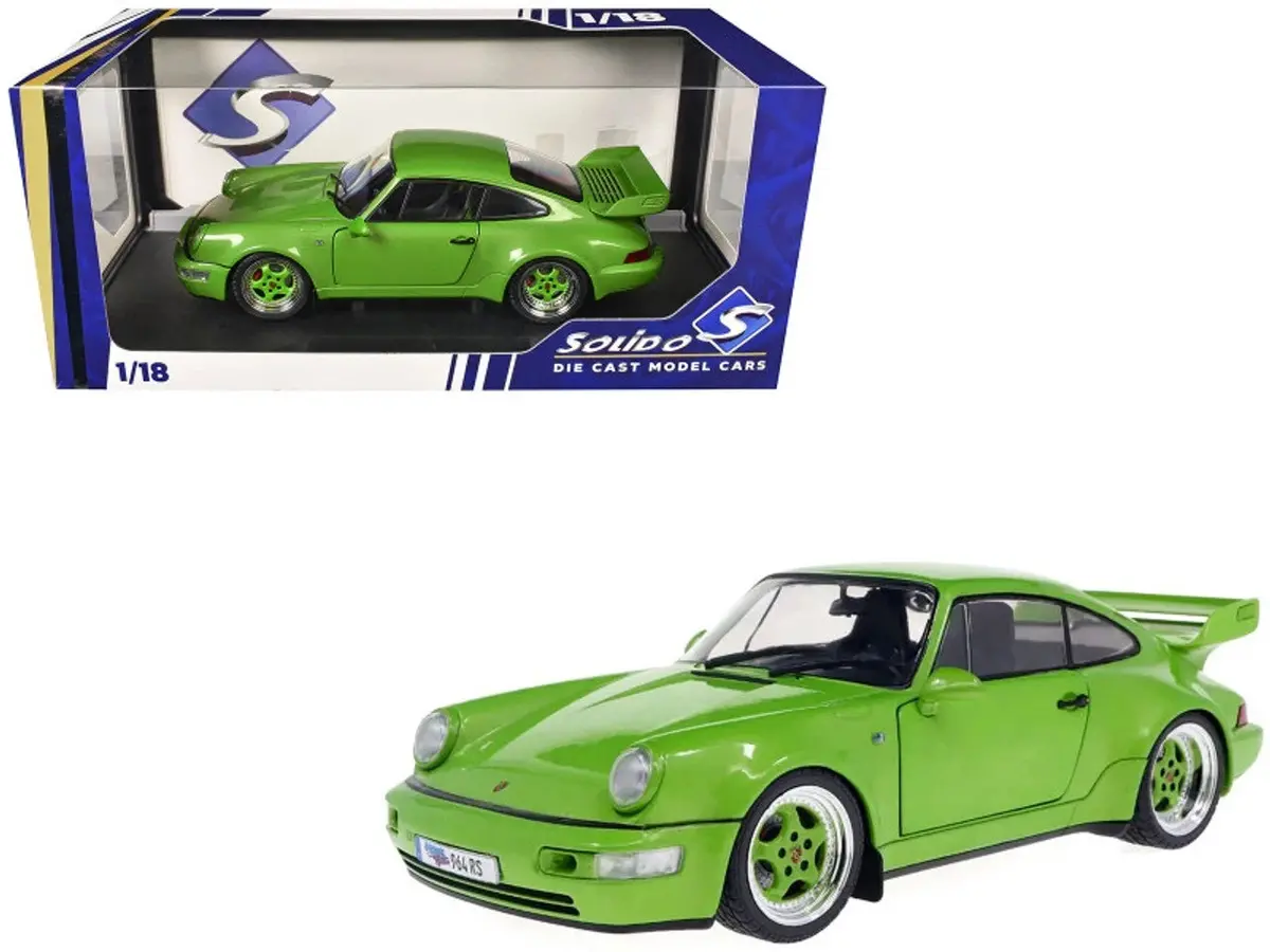 Solido 1:18 1990 Porsche 911(964) Carrera Rs – Green 1