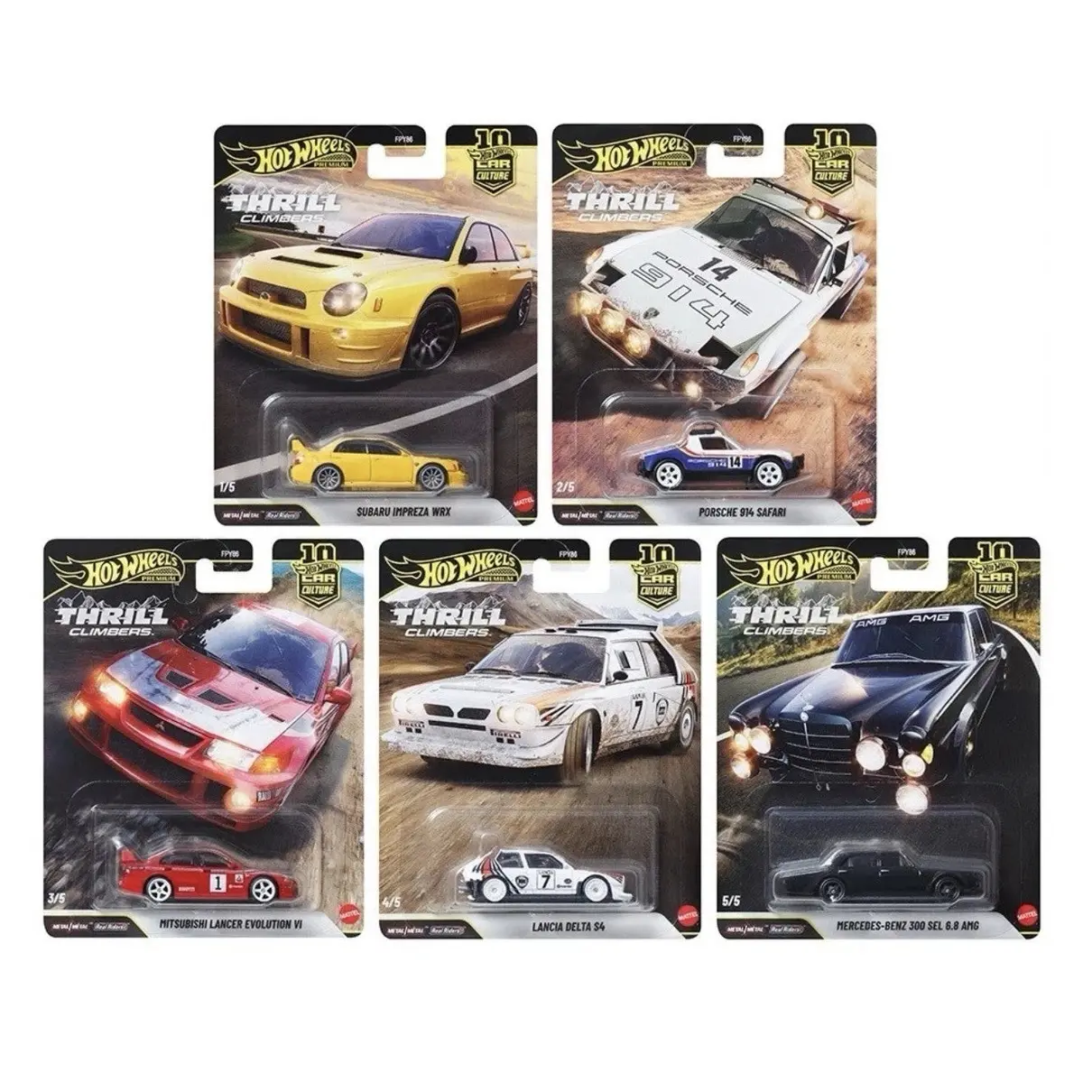 Hot Wheels 1:64 10Th Anniversary 2026 Q Case – Thrill Climbers  (+Hobby Protect Case) 1