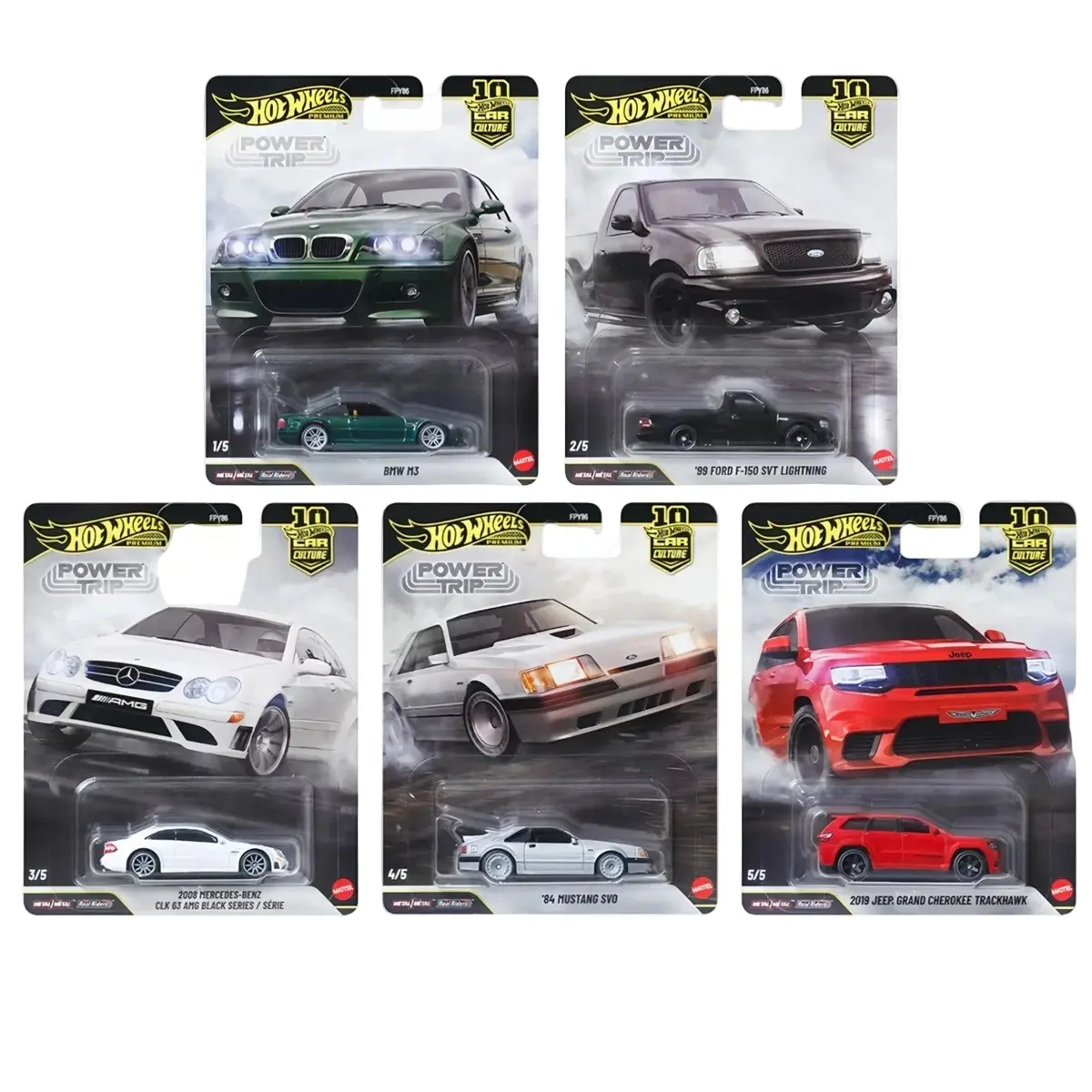 Hot Wheels 1:64 Car Culture 10Th Anniversary 2026 R Case – Power Trip  (+Hobby Protect Case) 1