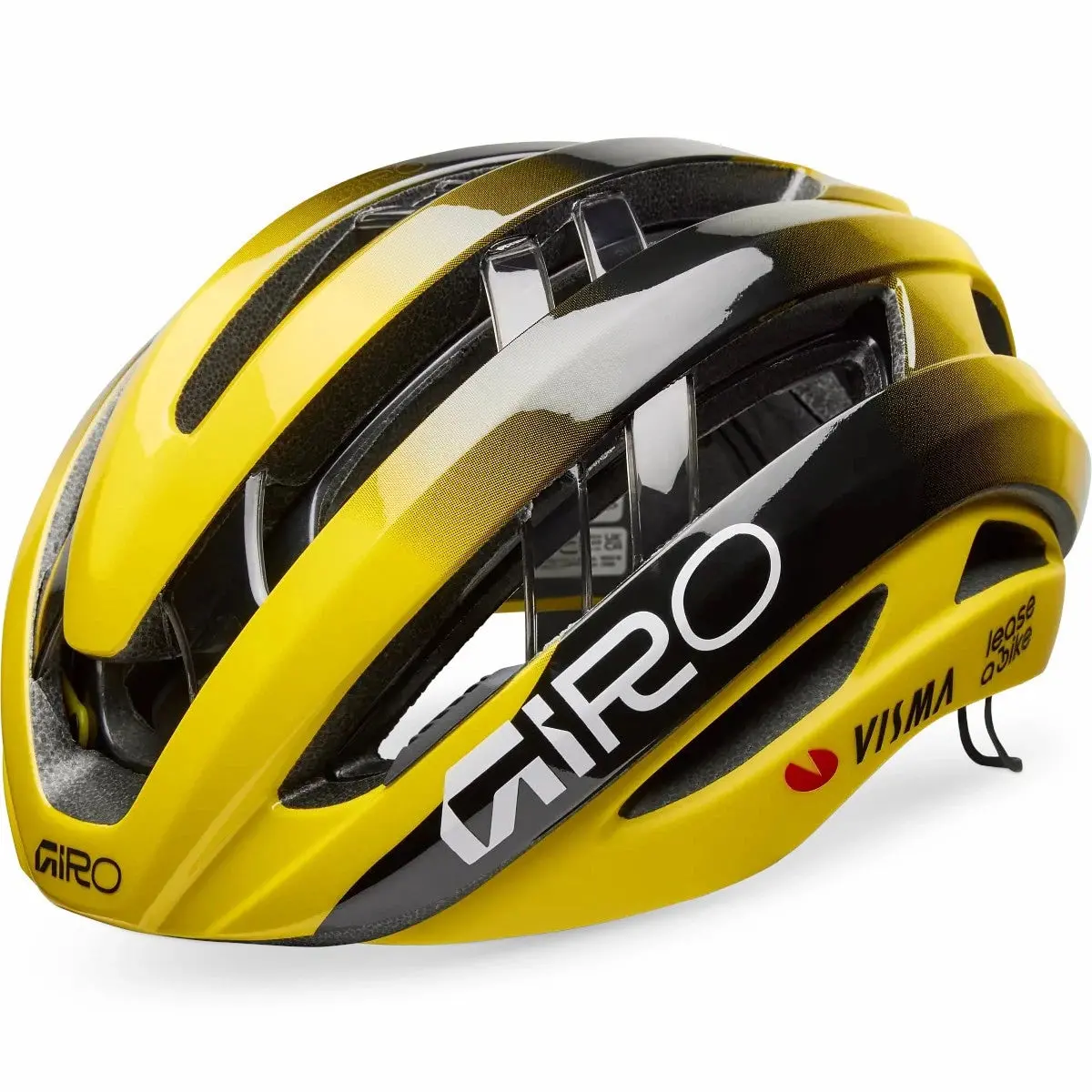 Giro Aries Spherical Road Helmet – Black/Yellow 1