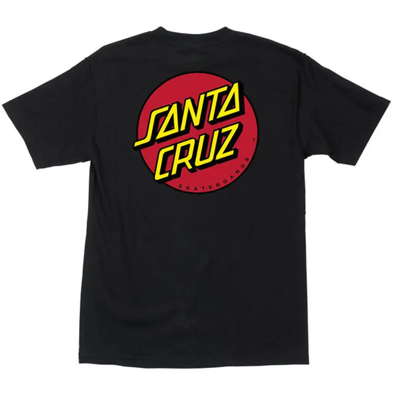 Santa Cruz Classic Dot T-Shirt - Black 1