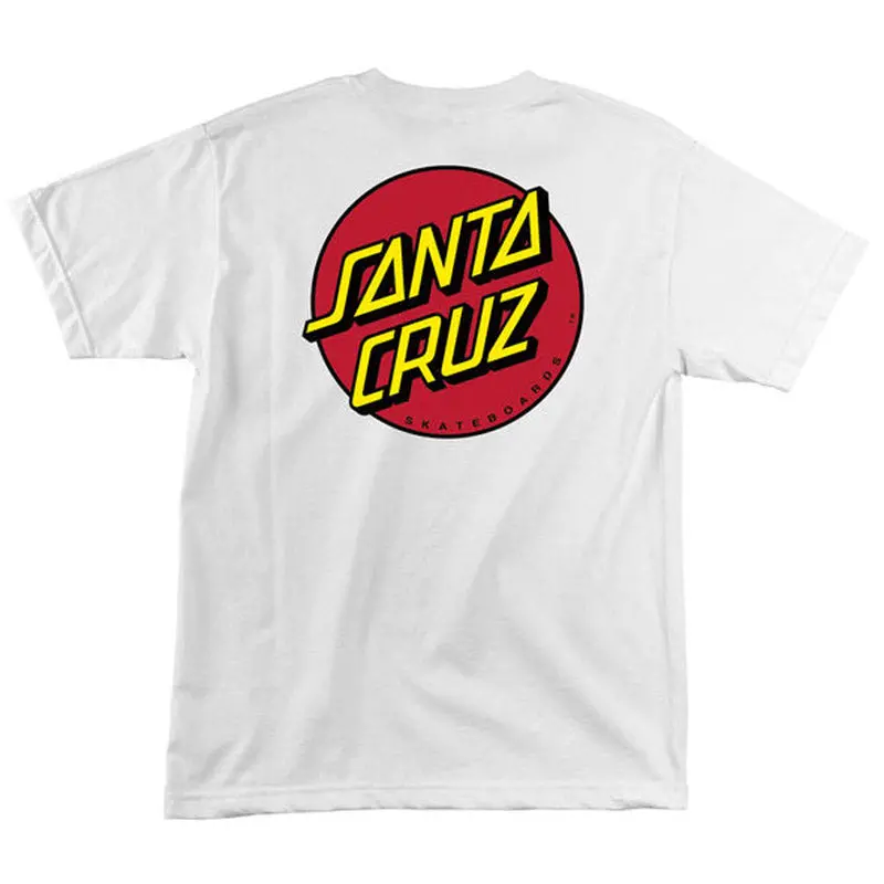 Santa Cruz Classic Dot T-Shirt - White 1
