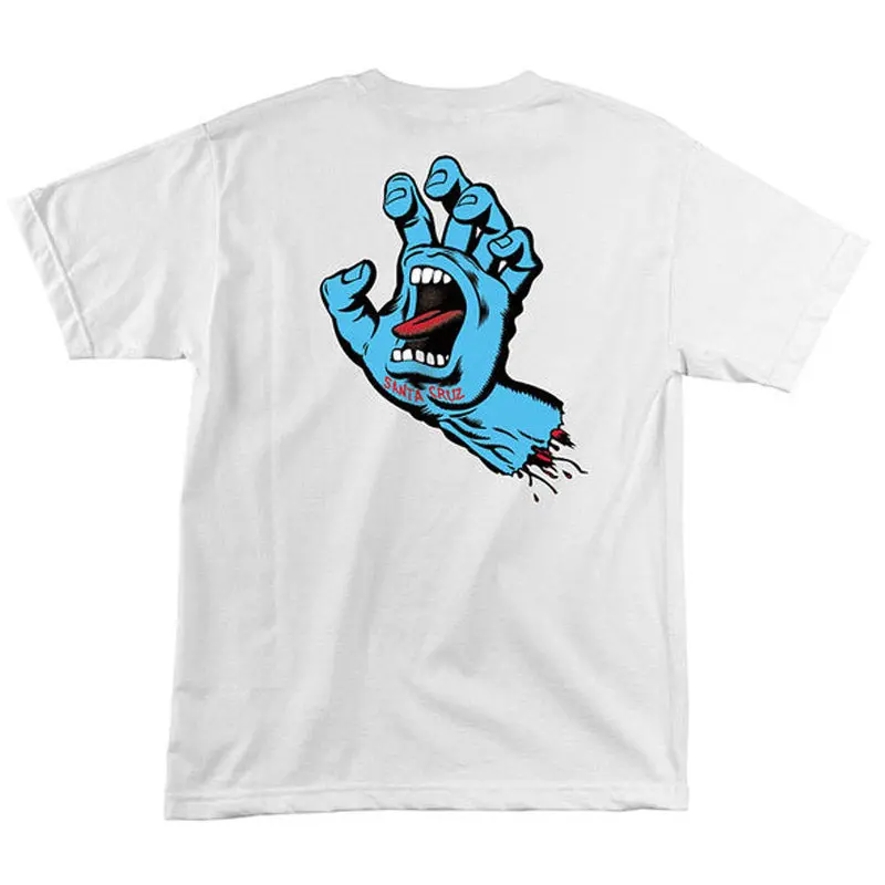 Santa Cruz Screaming Hand T-Shirt - White 1