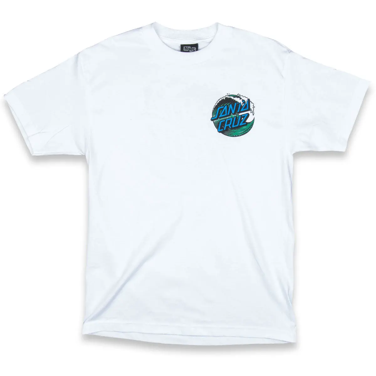 Santa Cruz Wave Dot T-Shirt - White 1